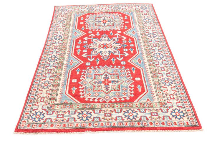 3' 10 x 6' 2 Hand Knotted Kazak Rug