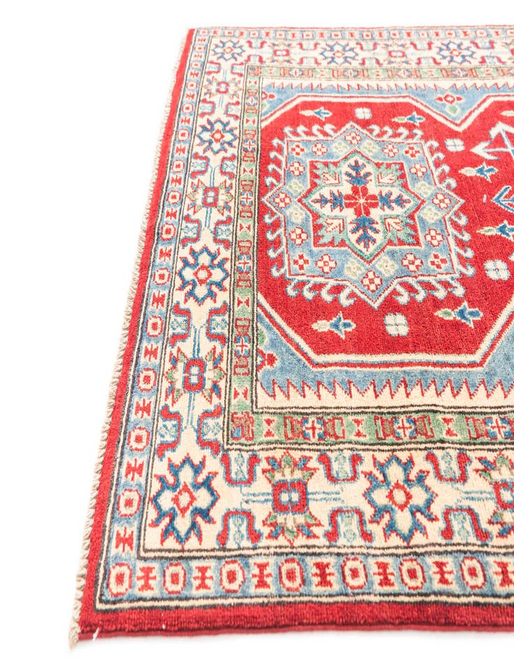 Detail image of 3' 10 x 6' 2 Hand Knotted Kazak Rug