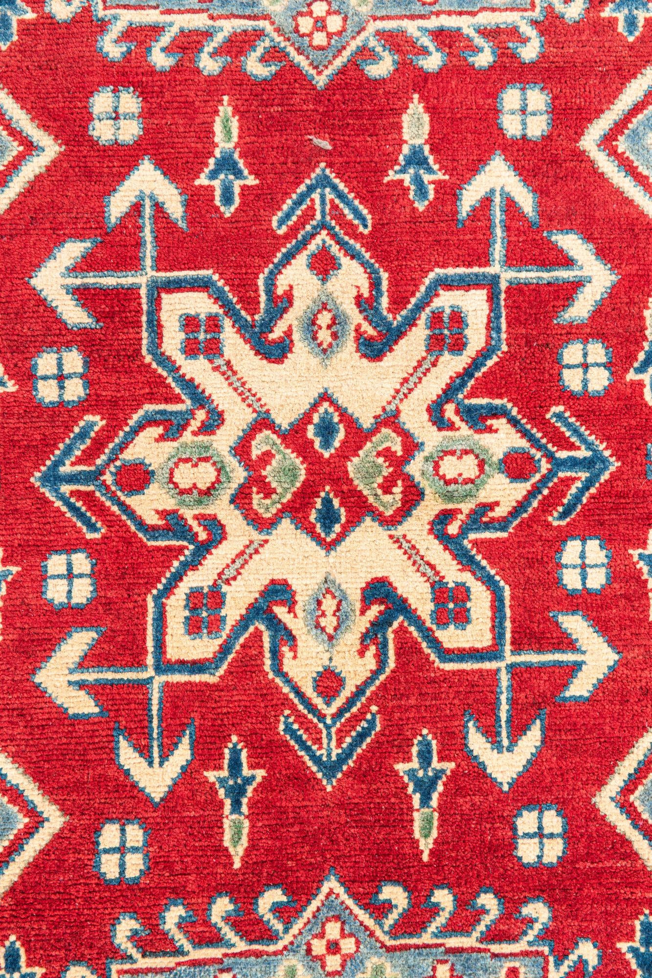3' 10 x 6' 2 Hand Knotted Kazak Rug