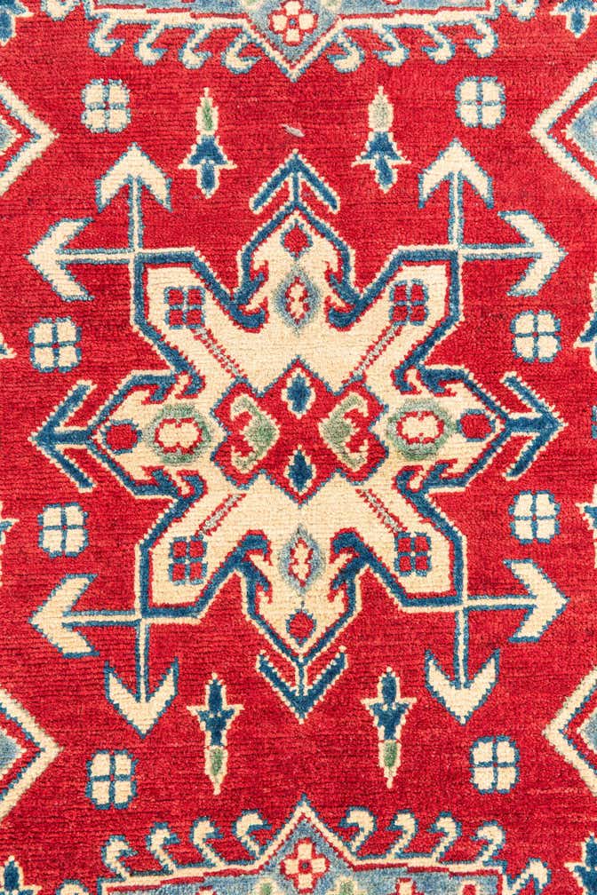3' 10 x 6' 2 Hand Knotted Kazak Rug