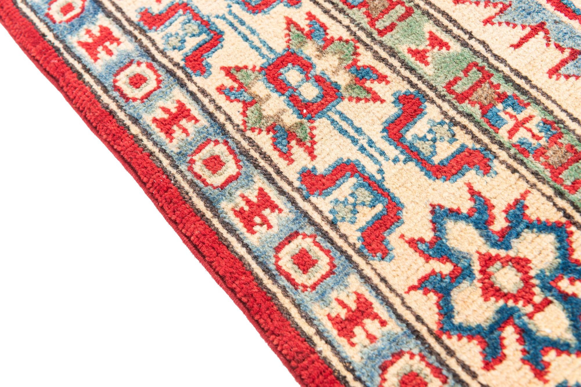 3' 10 x 6' 2 Hand Knotted Kazak Rug