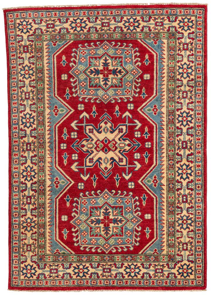 3' 10 x 6' 2 Hand Knotted Kazak Rug