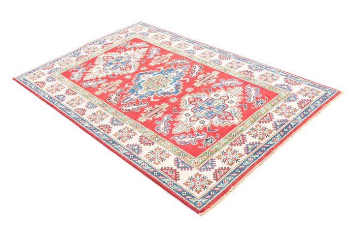 3' 10 x 6' 1 Hand Knotted Kazak Rug