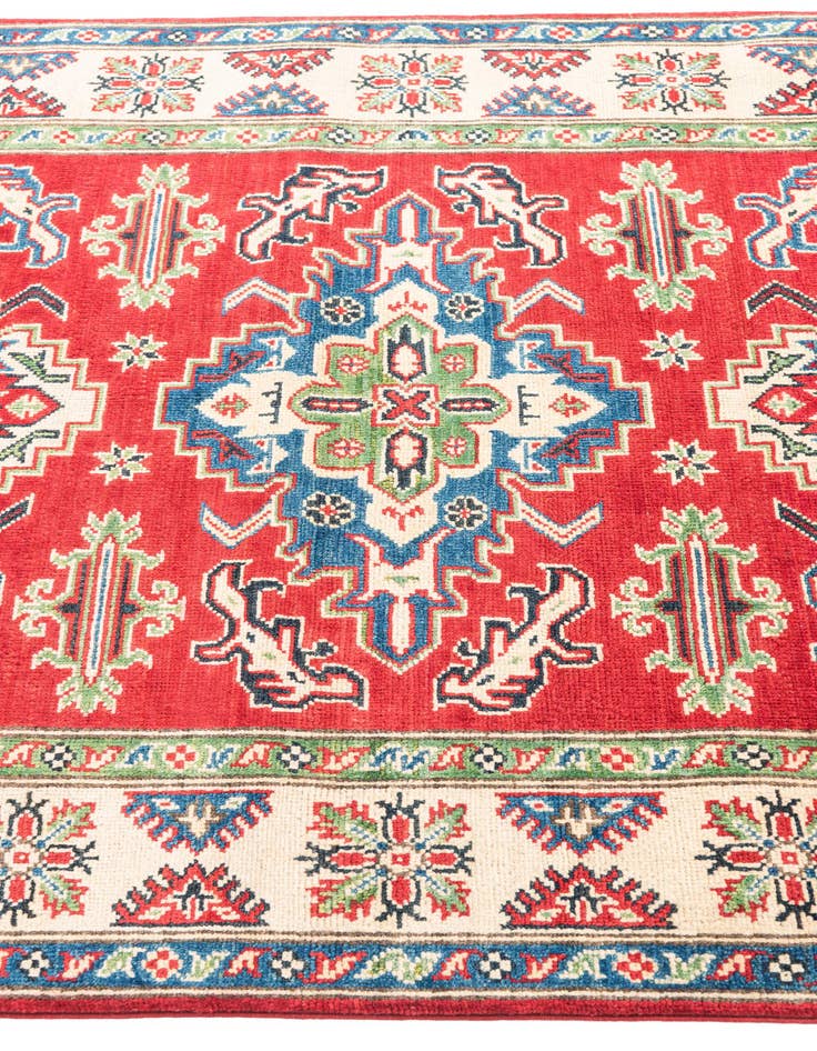 Detail image of 3' 10 x 6' 1 Hand Knotted Kazak Rug
