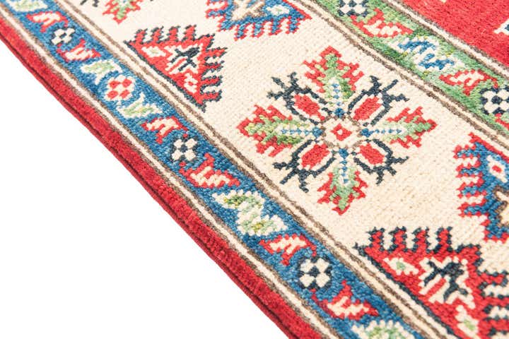 3' 10 x 6' 1 Hand Knotted Kazak Rug