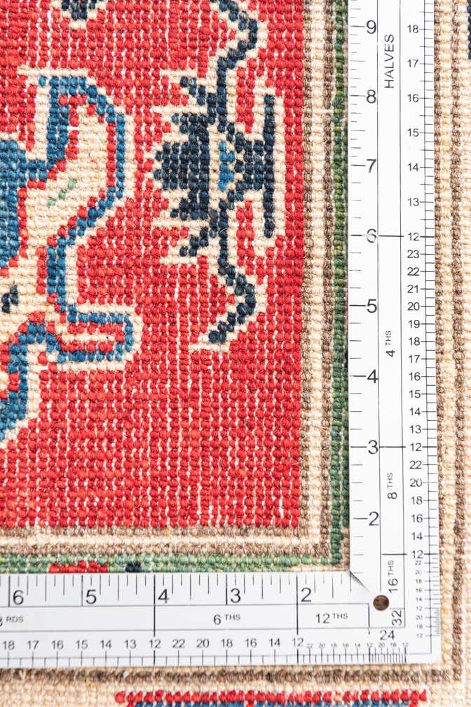 3' 10 x 6' 1 Hand Knotted Kazak Rug