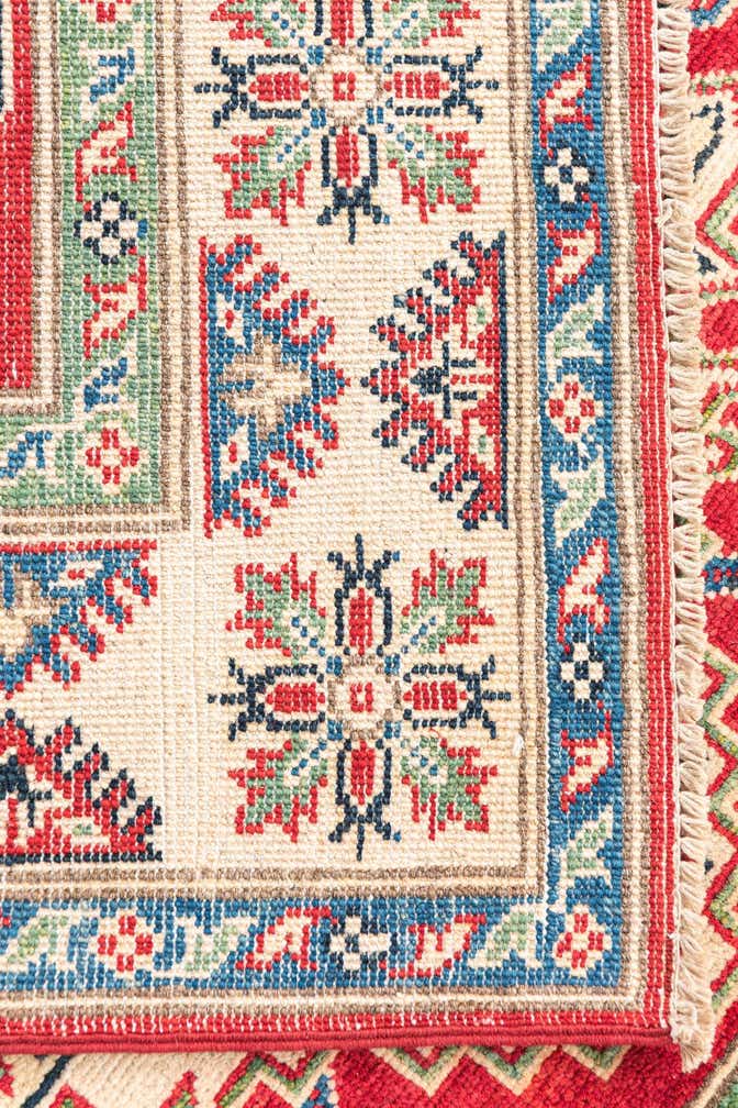 3' 10 x 6' 1 Hand Knotted Kazak Rug
