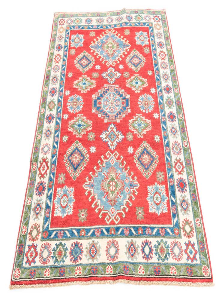 4' x 5' 10 Hand Knotted Kazak Rug