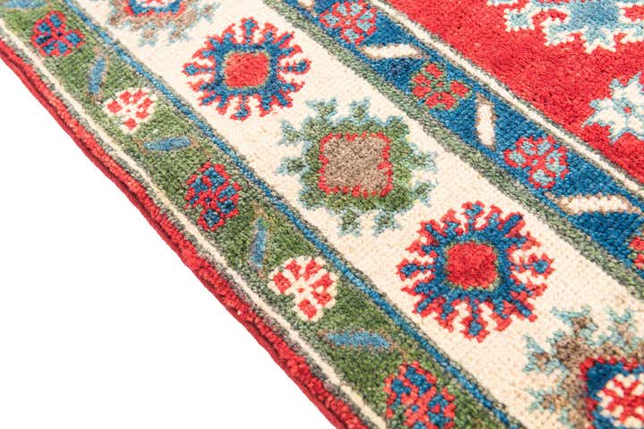 4' x 5' 10 Hand Knotted Kazak Rug