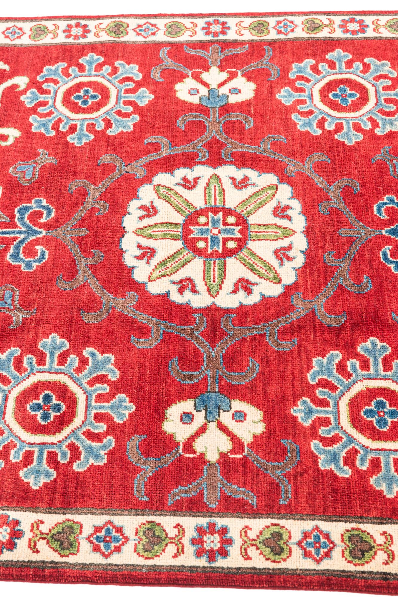4' 1 x 6' 1 Hand Knotted Kazak Rug