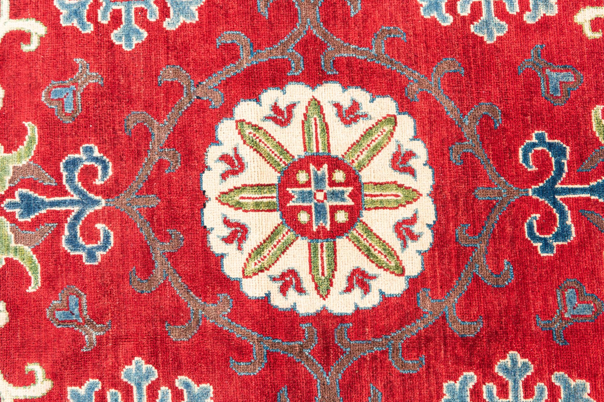 4' 1 x 6' 1 Hand Knotted Kazak Rug