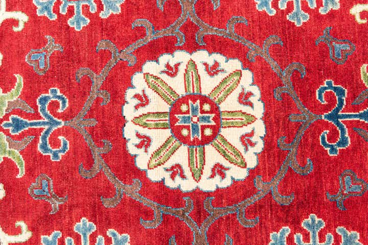 4' 1 x 6' 1 Hand Knotted Kazak Rug