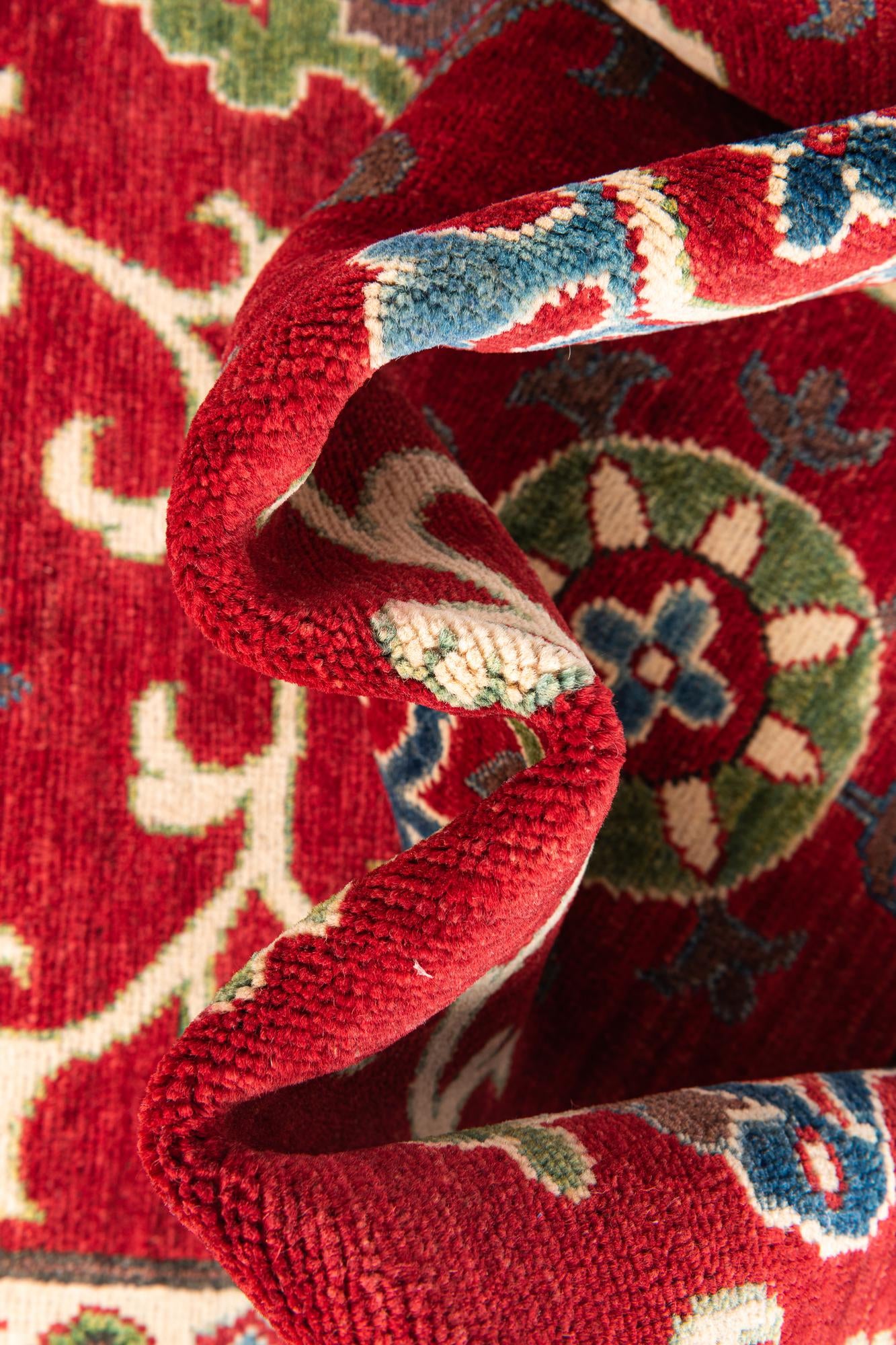 4' 1 x 6' 1 Hand Knotted Kazak Rug