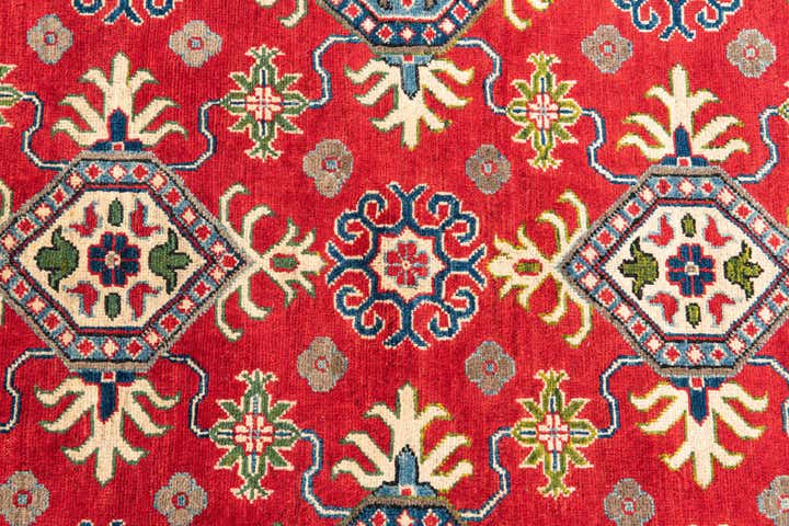 4' x 5' 10 Hand Knotted Kazak Rug