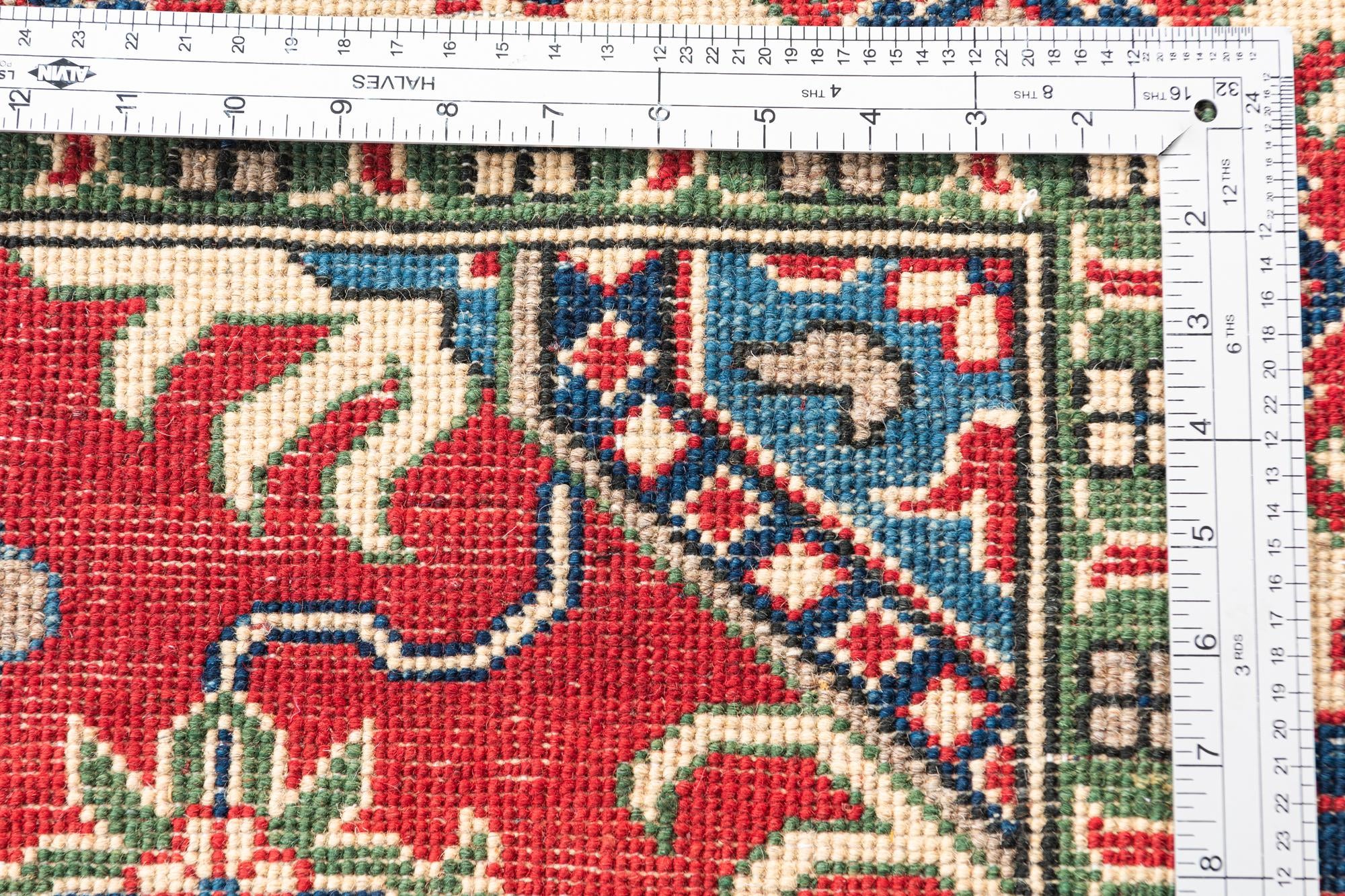 4' x 5' 10 Hand Knotted Kazak Rug