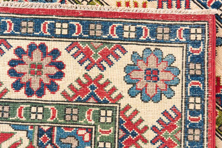 4' x 5' 10 Hand Knotted Kazak Rug