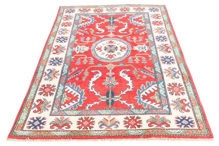 Detail image of 4' x 6' 1 Hand Knotted Kazak Rug