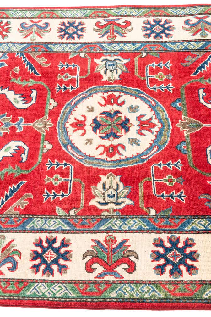 4' x 6' 1 Hand Knotted Kazak Rug