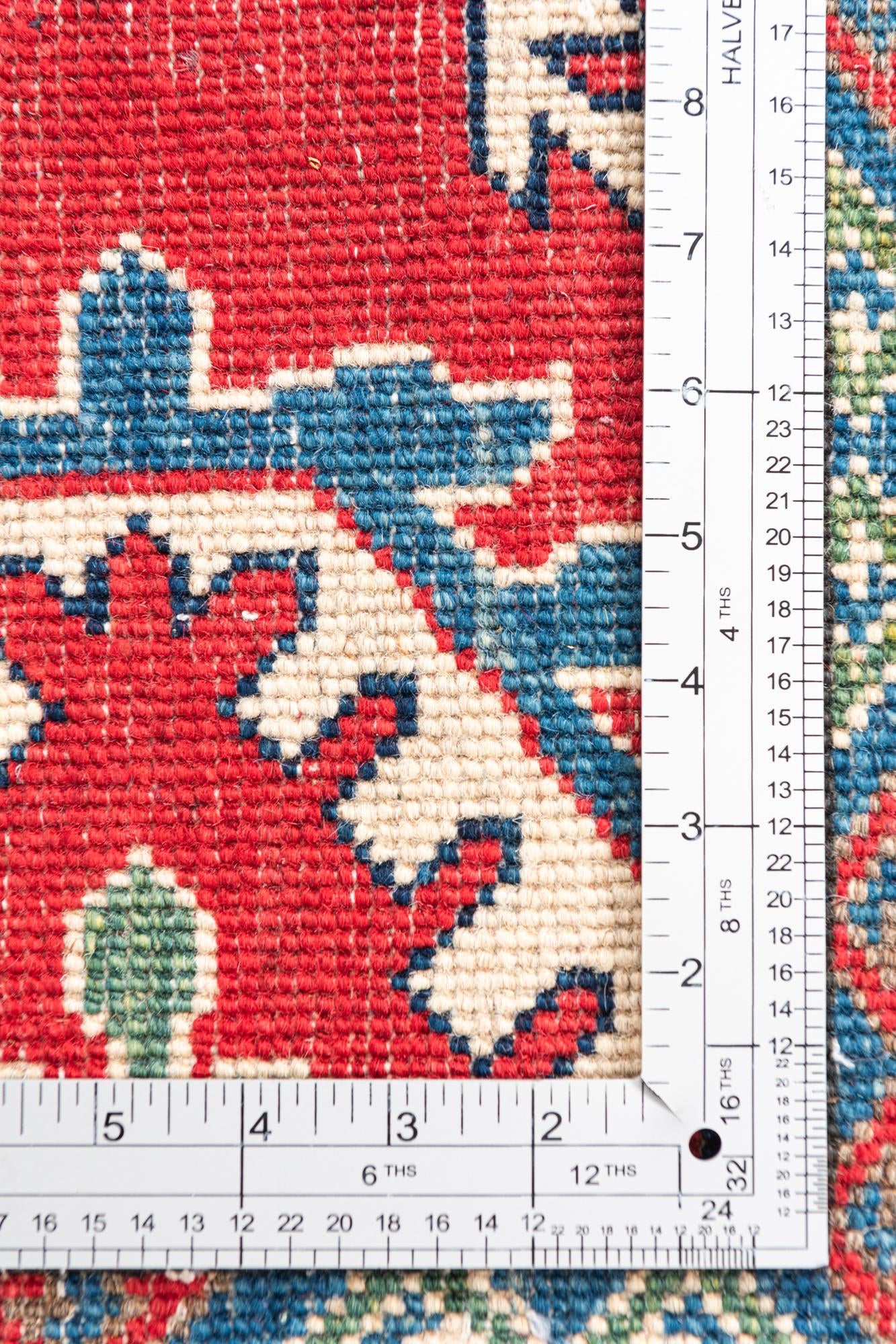4' x 6' 1 Hand Knotted Kazak Rug