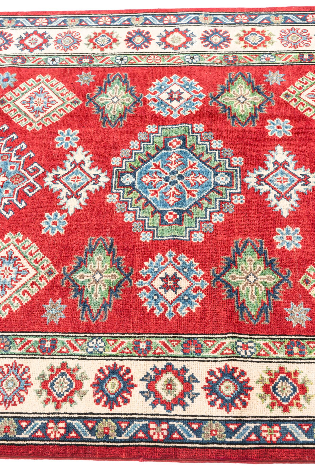 4' x 6' Hand Knotted Kazak Rug