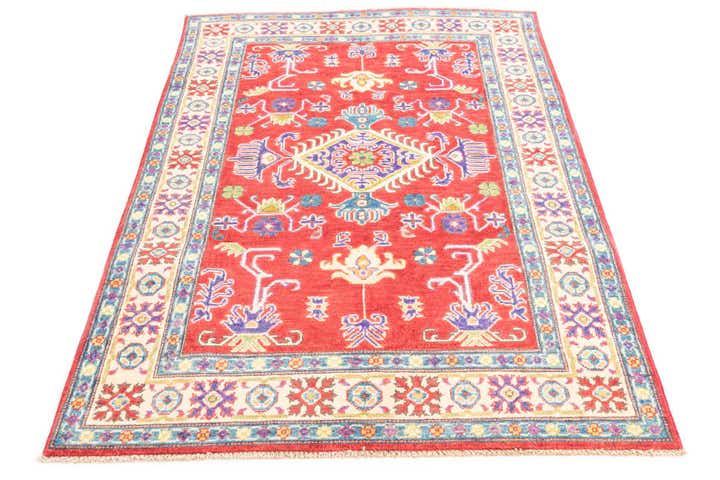 3' 9 x 5' 8 Hand Knotted Kazak Rug