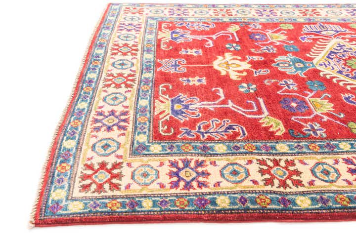 3' 9 x 5' 8 Hand Knotted Kazak Rug