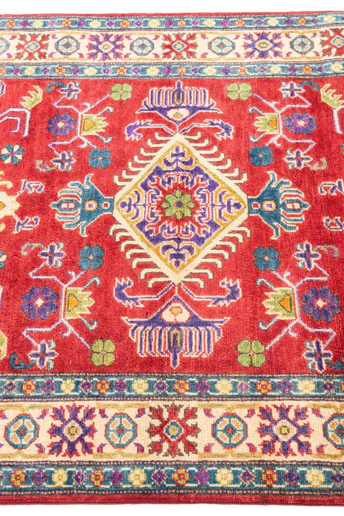 3' 9 x 5' 8 Hand Knotted Kazak Rug