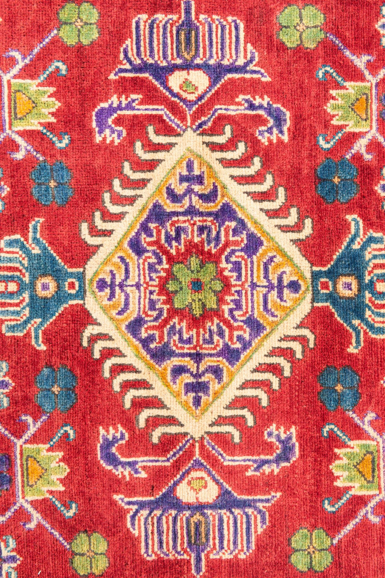 3' 9 x 5' 8 Hand Knotted Kazak Rug