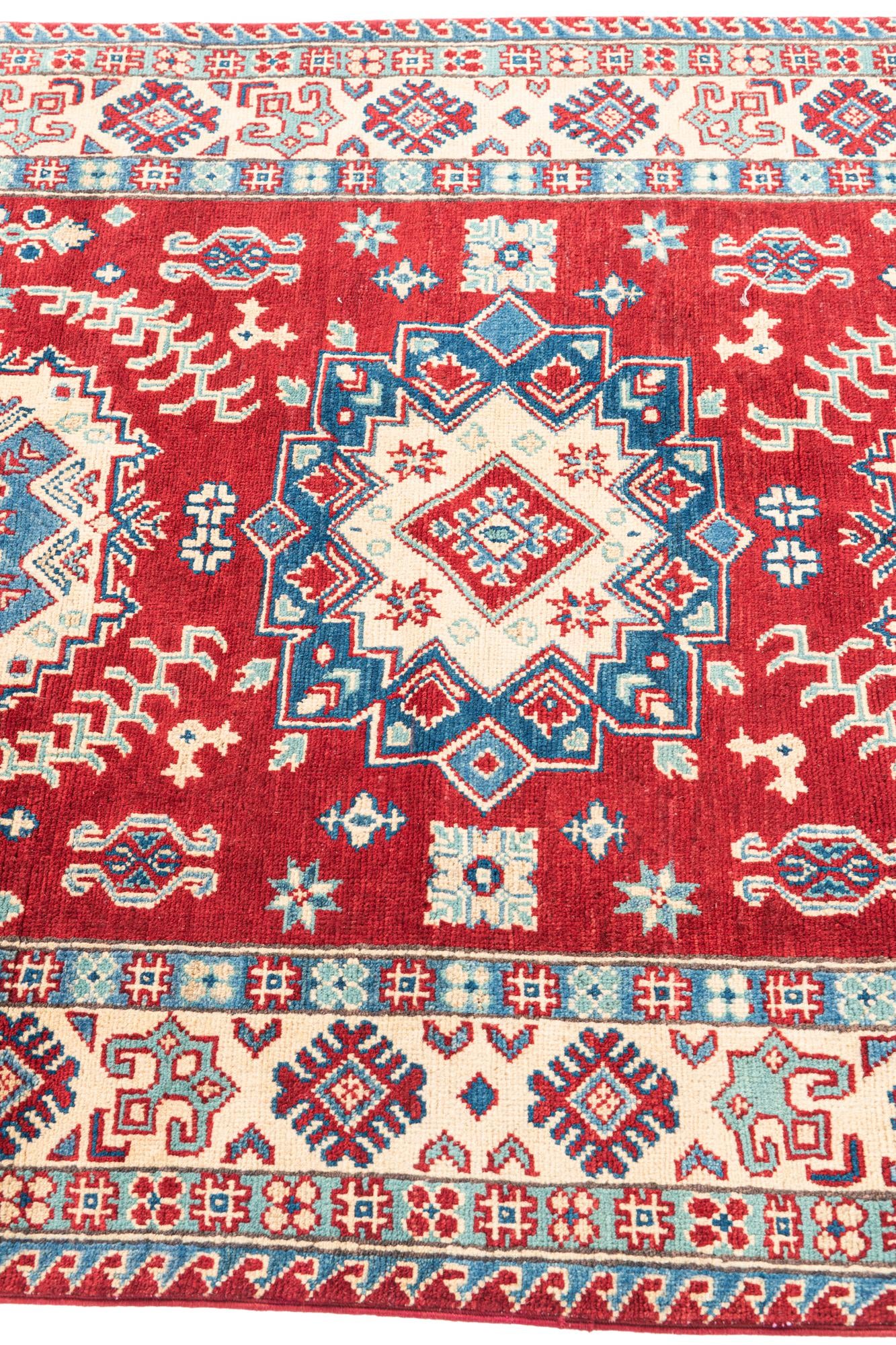 3' 10 x 6' Hand Knotted Kazak Rug