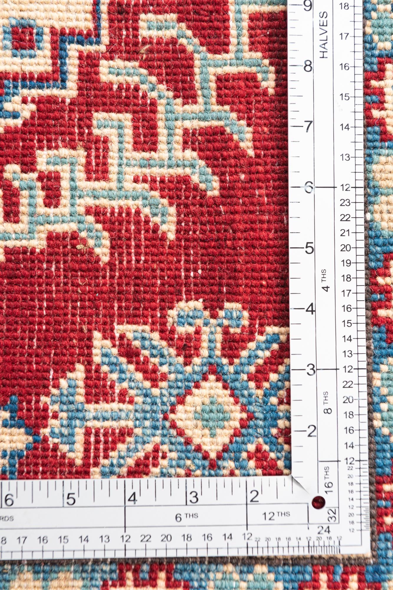 3' 10 x 6' Hand Knotted Kazak Rug