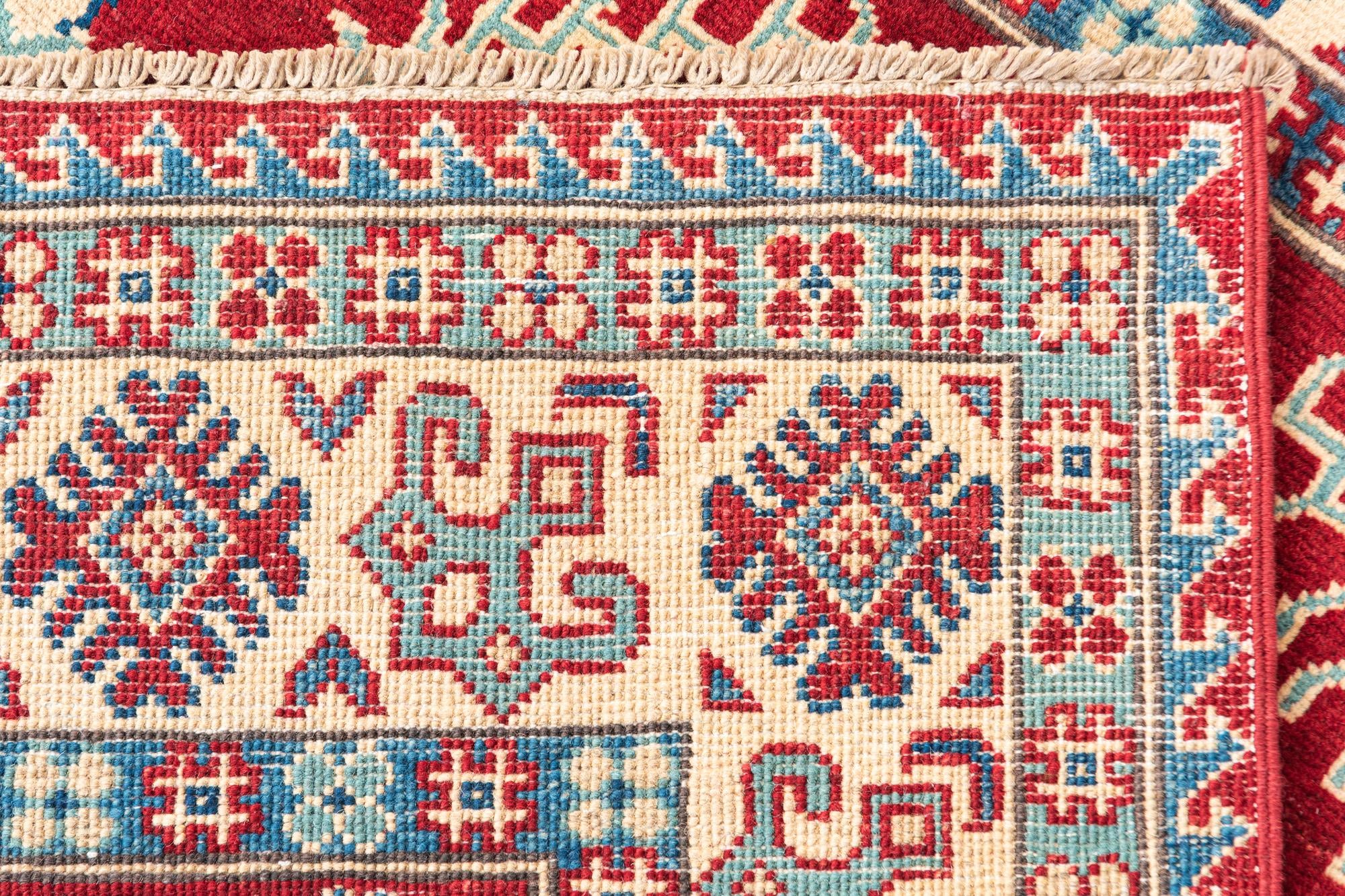 3' 10 x 6' Hand Knotted Kazak Rug