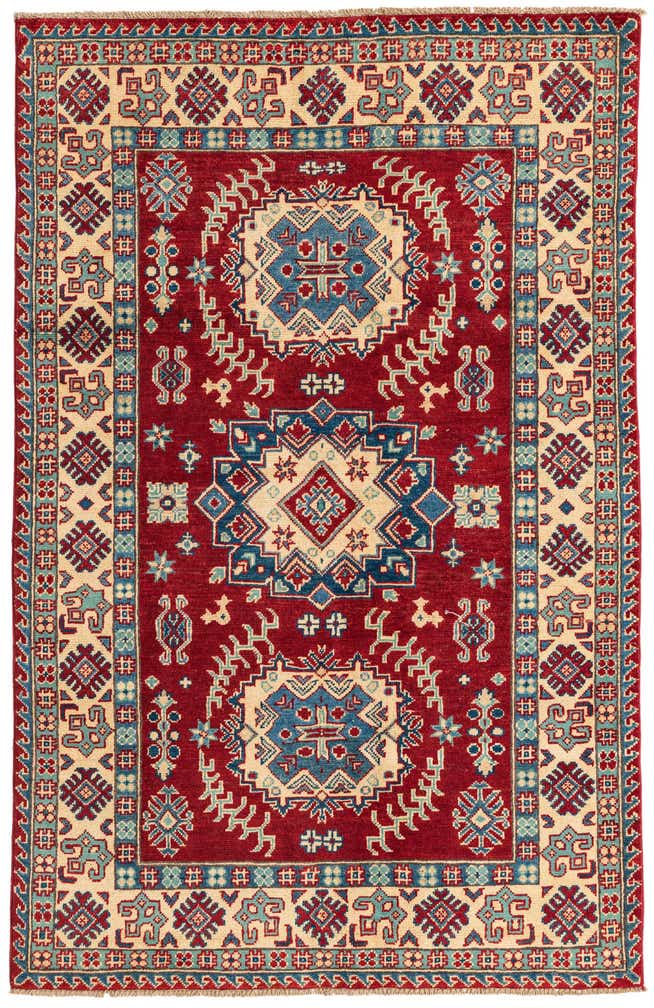 115cm x 185cm Handgeknüpft Kazak Teppich