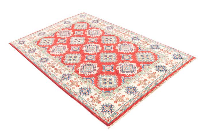 4' x 6' 1 Hand Knotted Kazak Rug
