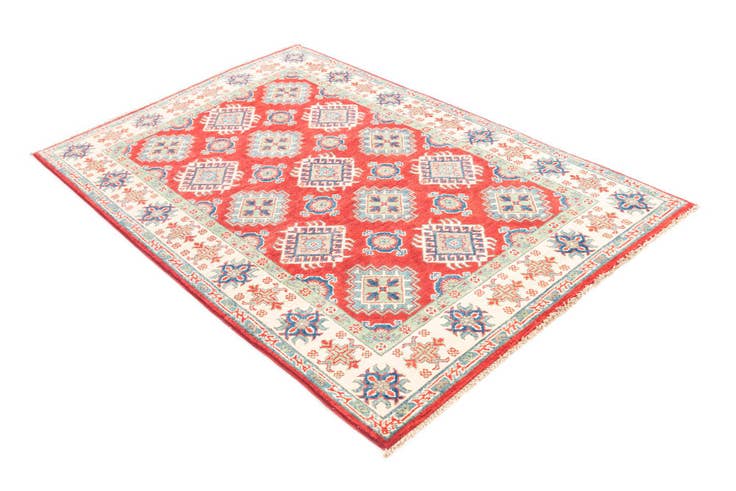 Detail image of 4' x 6' 1 Hand Knotted Kazak Rug