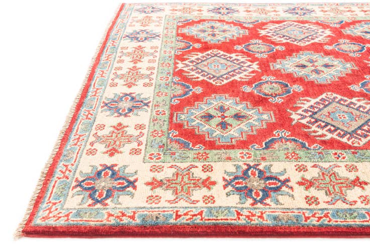 Detail image of 4' x 6' 1 Hand Knotted Kazak Rug
