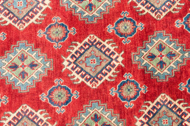 Detail image of 4' x 6' 1 Hand Knotted Kazak Rug