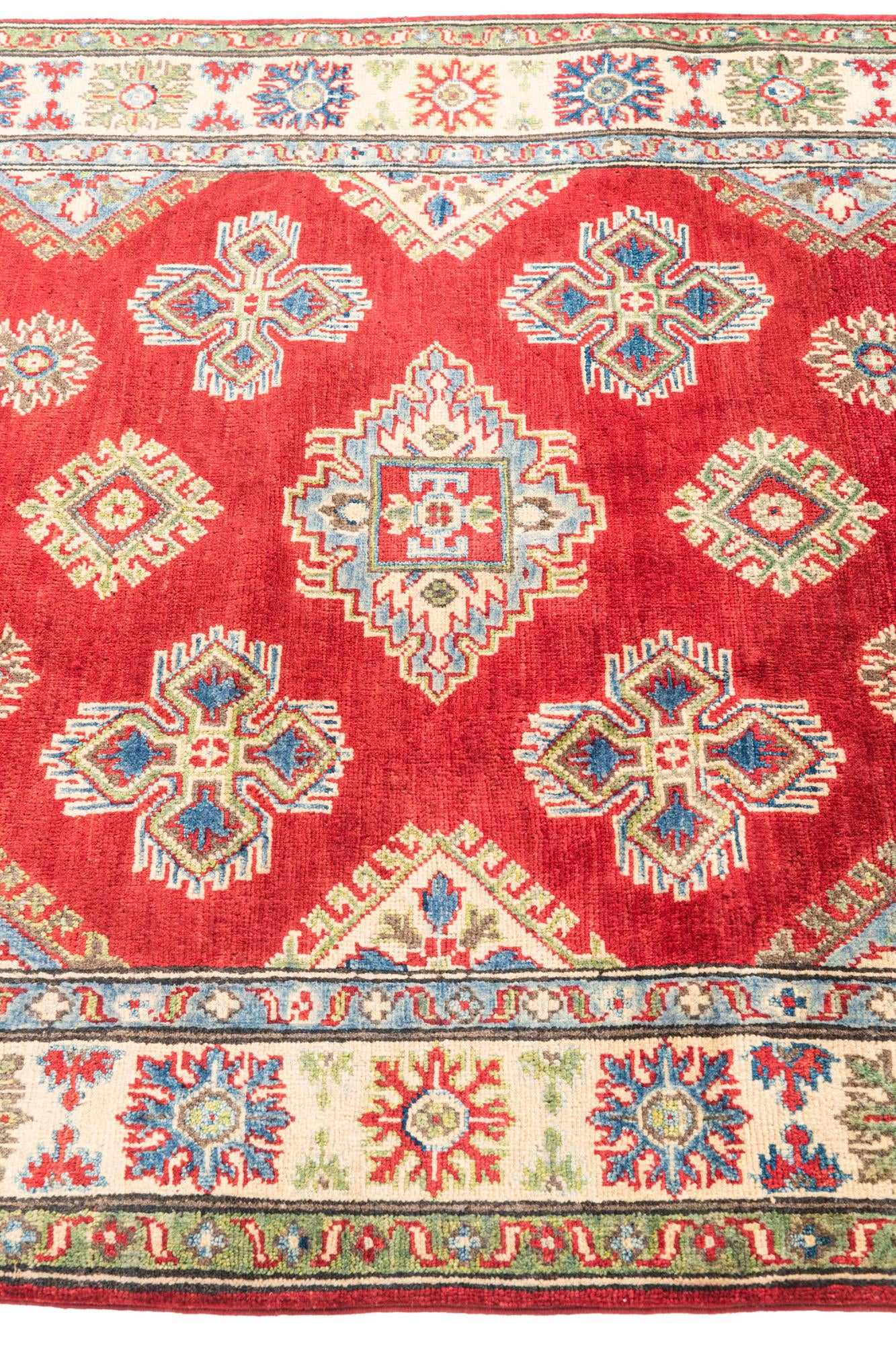 4' x 6' 1 Hand Knotted Kazak Rug