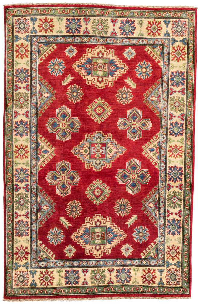 120cm x 185cm Handgeknüpft Kazak Teppich