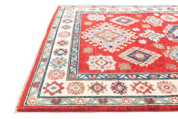 4' x 6' Hand Knotted Kazak Rug