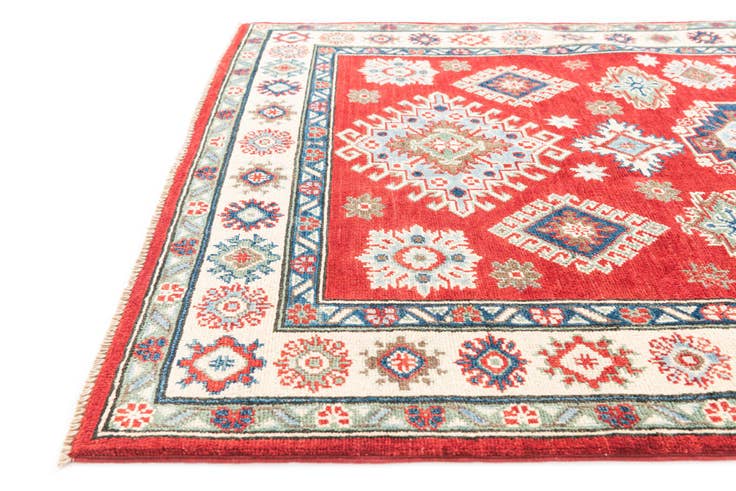 Detail image of 4' x 6' Hand Knotted Kazak Rug