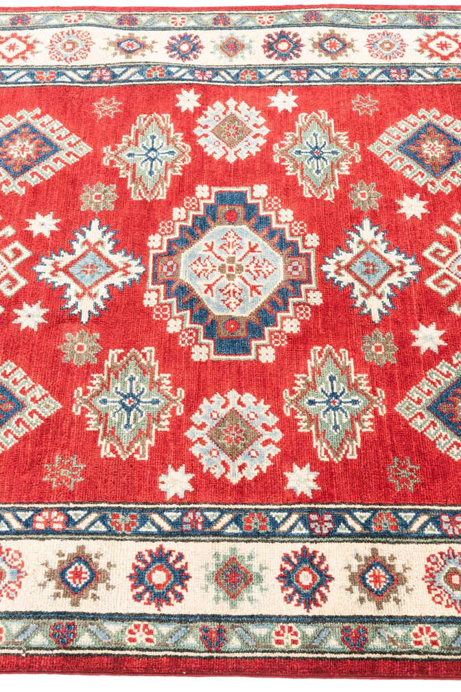 4' x 6' Hand Knotted Kazak Rug