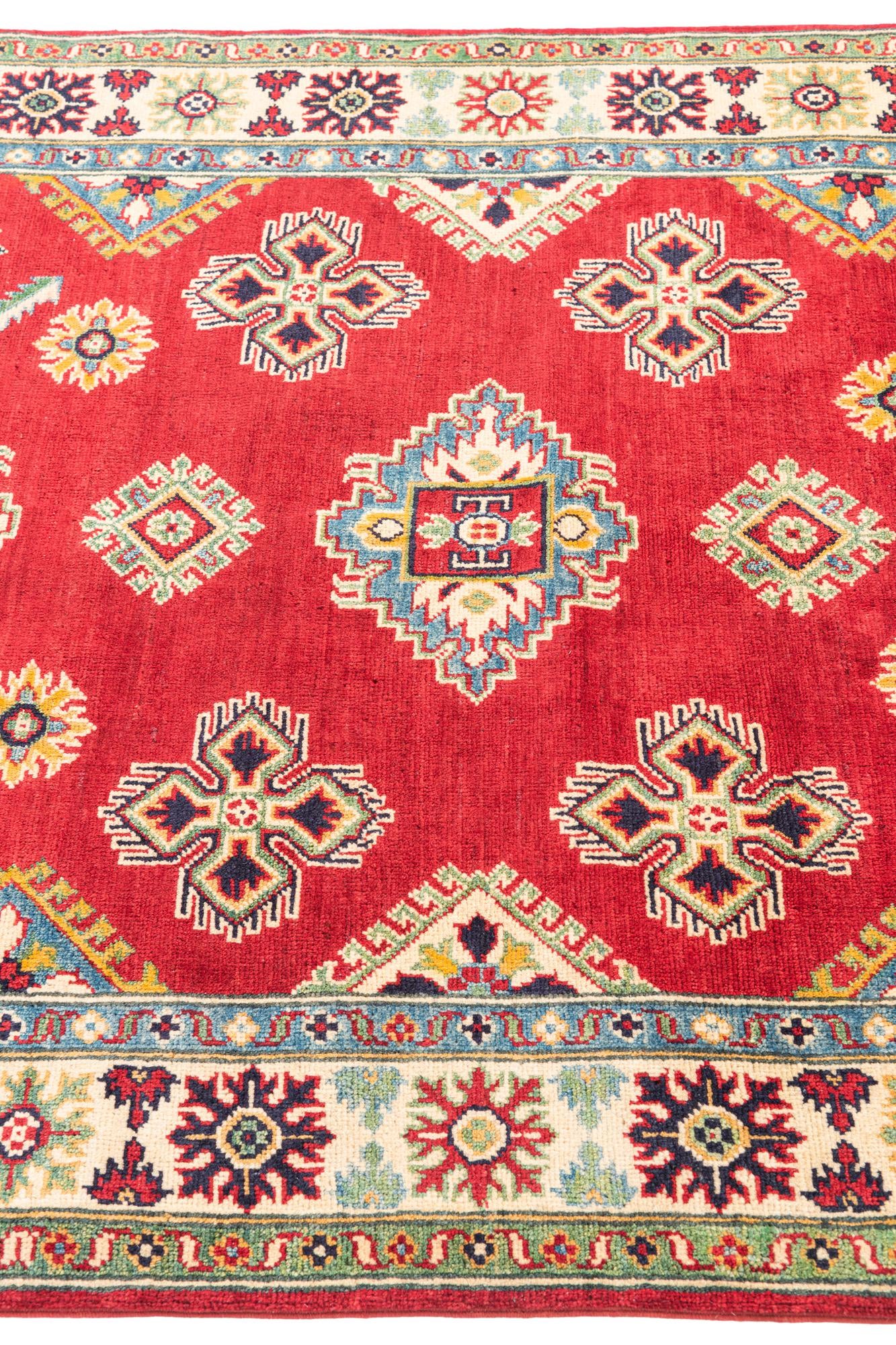 4' 1 x 5' 10 Hand Knotted Kazak Rug