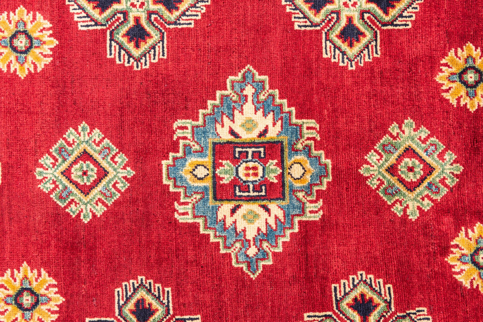 4' 1 x 5' 10 Hand Knotted Kazak Rug