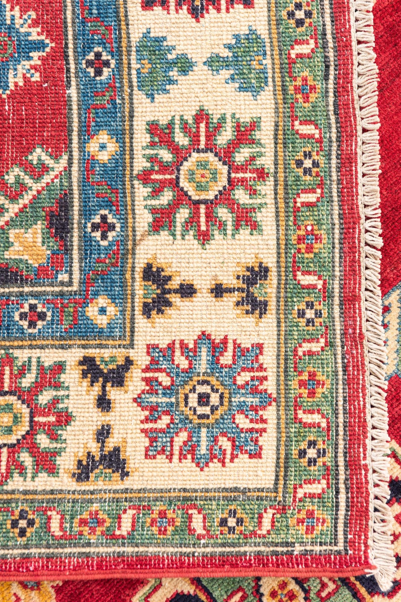 4' 1 x 5' 10 Hand Knotted Kazak Rug