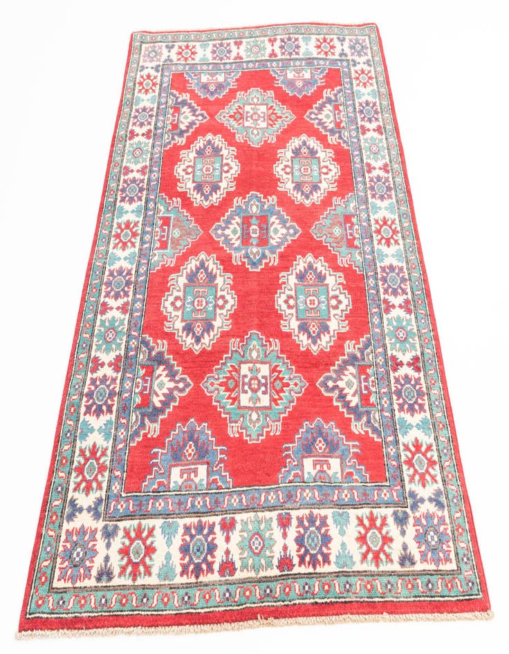 Detail image of 4' x 6' Hand Knotted Kazak Rug