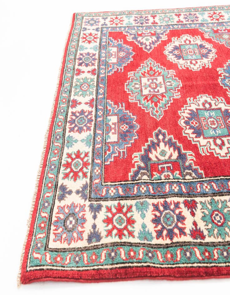Detail image of 4' x 6' Hand Knotted Kazak Rug