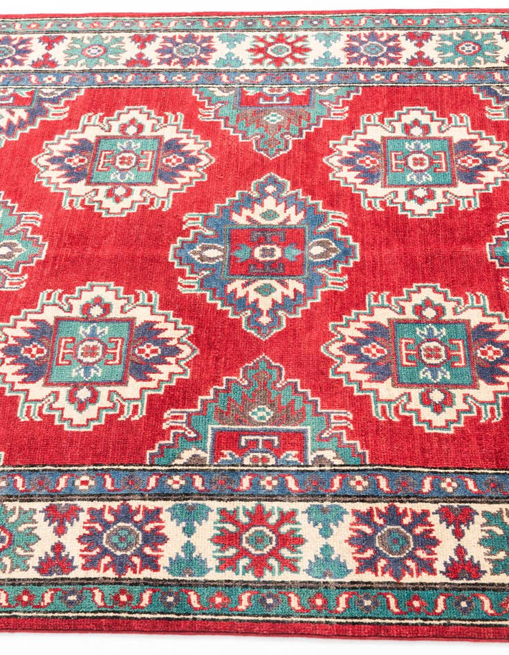 Detail image of 4' x 6' Hand Knotted Kazak Rug