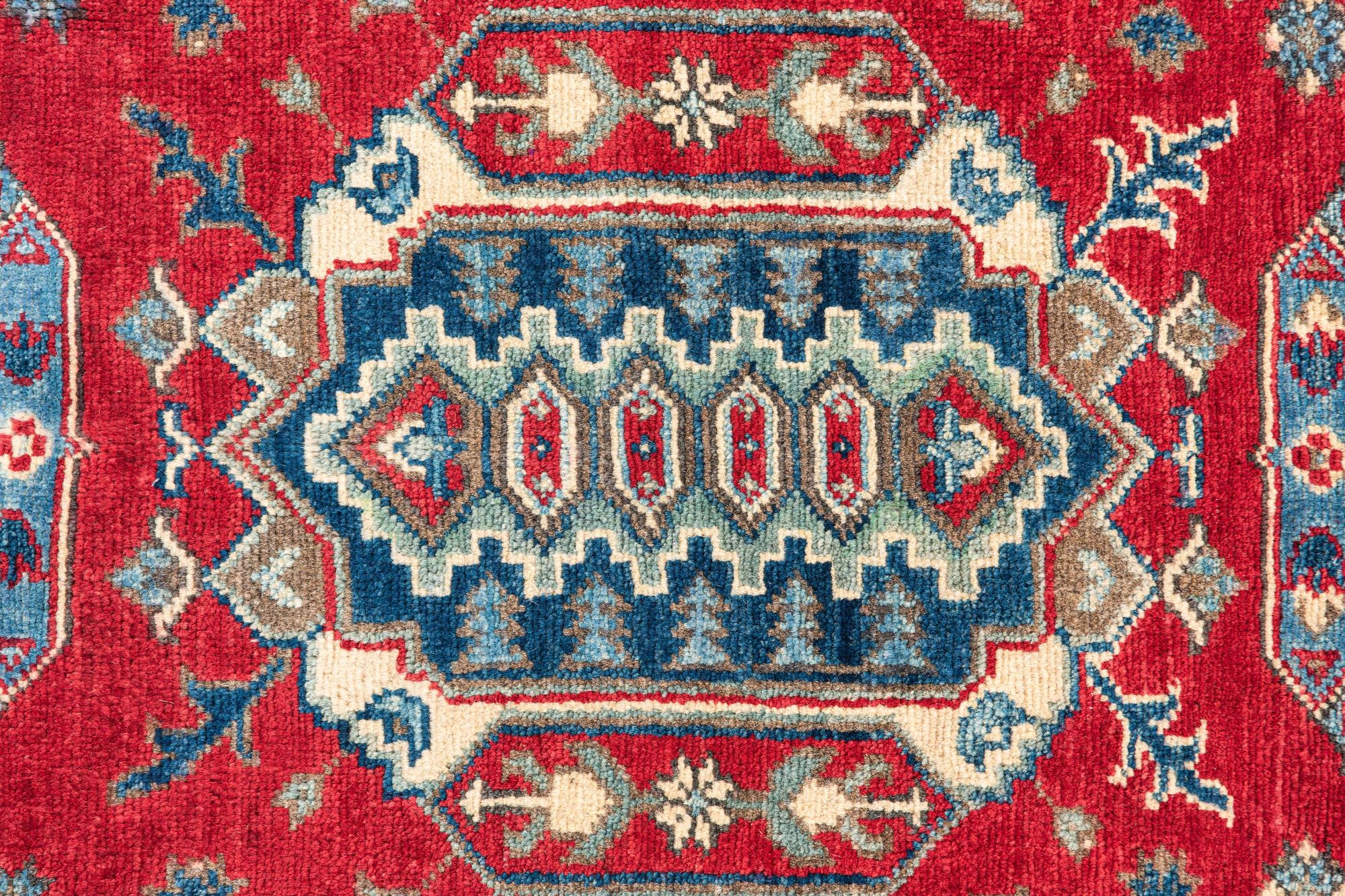 4' 1 x 5' 9 Hand Knotted Kazak Rug