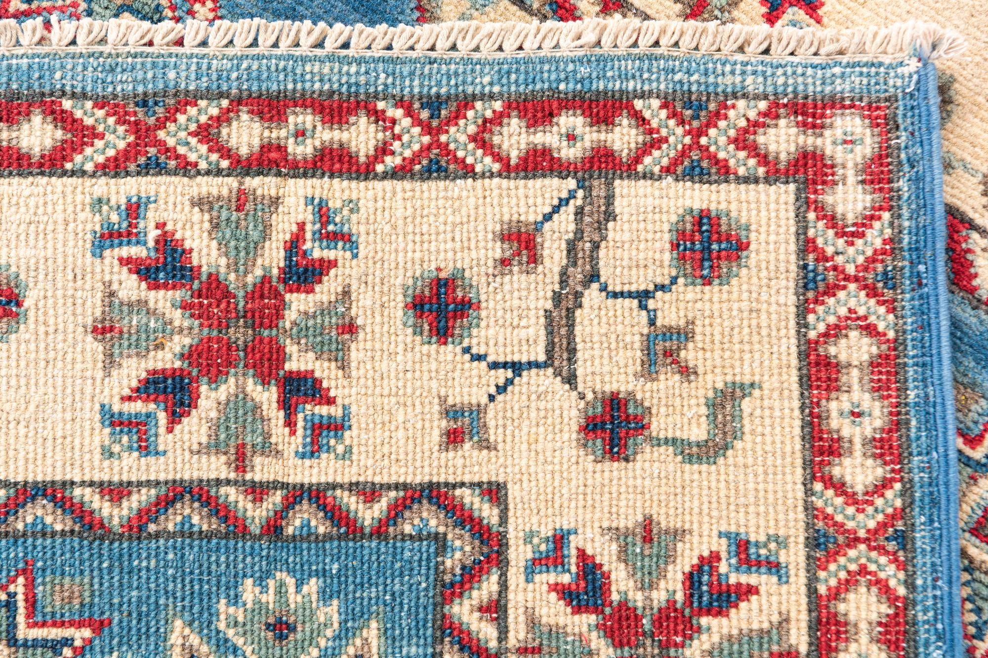 4' 1 x 5' 9 Hand Knotted Kazak Rug