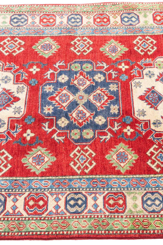4' x 6' Hand Knotted Kazak Rug
